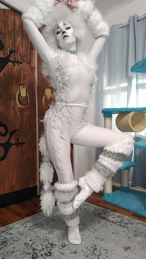 Cats Broadway Musical Victoria White Cat Cosplay Costume Etsy