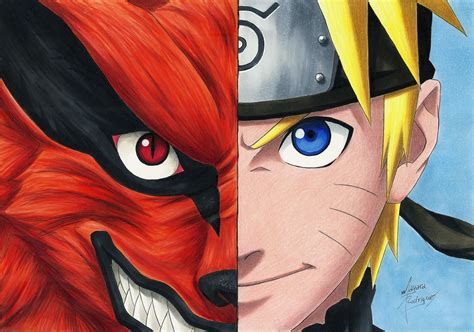 Kurama E Naruto Aprenda A Desenhar Seus Personagens Favoritos Mesmo Que Você Não Tenha Nascido