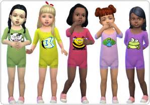 Annetts Sims 4 Welt Accessory Knitted Bodysuits For Toddlers
