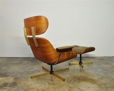 An impressive addition to any home, business, or office's modern interior. SELECT MODERN: Plycraft Eames Style Leather Lounge Chair ...