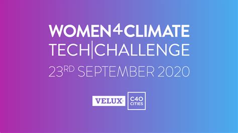 four female innovators announced as winners of c40 women4climate tech challenge 2020