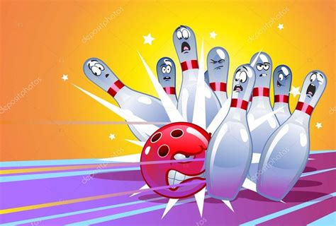 Lustiges Cartoon Bowling Stock Vektorgrafik Von ©vitd 46935211