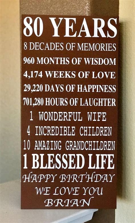 80 Year Old Wood Sign An Amazing T For Your Loved Ones For Any