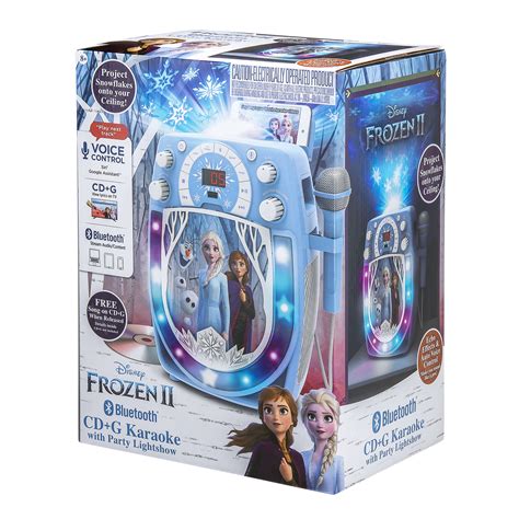 Frozen Disney Frozen Ii Karaoke With Snowflake Projector And