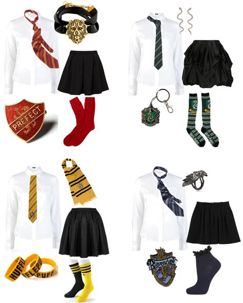 Slytherin Costume Ideas ~ Hogwarts Potter Harry Outfits Houses Uniform