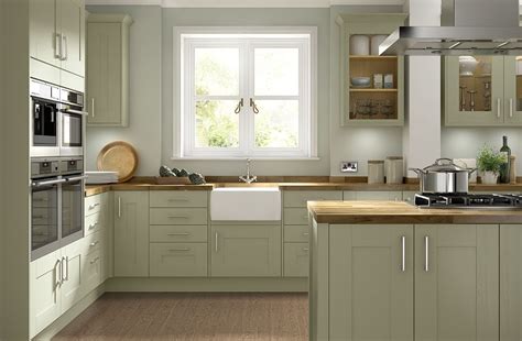 Olive Green Benchmarx Site Kitchen Cabinet Colors