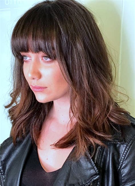 Pinterest Deborahpraha ♥️ Fringebangs For Round Face Hair Style