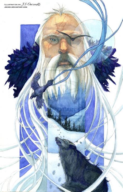 On Deviantart North Mythology Odin