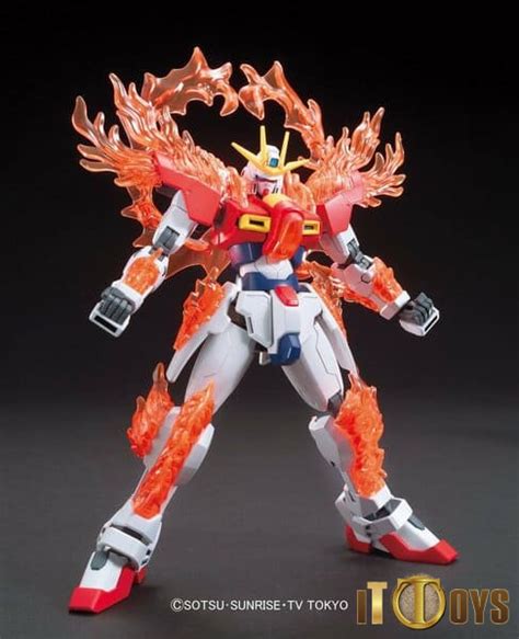 Hg 1 144 Build Fighters [018] Bg 011b Build Burning Gundam Team Try Fighters Sekai Kamiki S