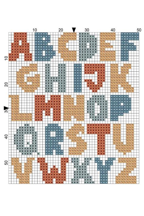 Free Printable Cross Stitch Alphabet Craft With Cartwright