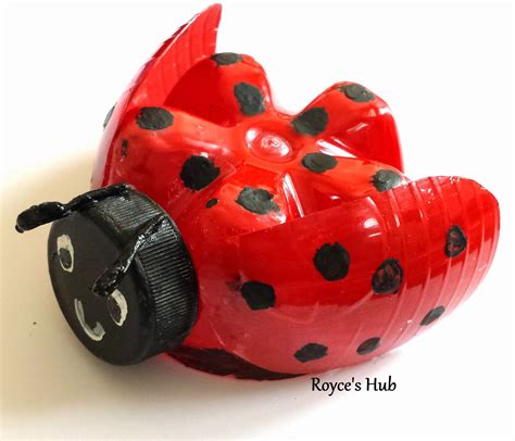 Royces Hub Diy Kids Craft Using Plastic Bottle A Ladybug