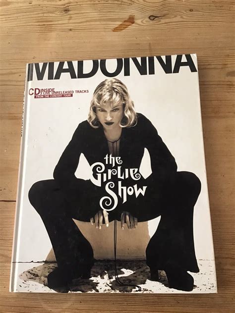 sealed madonna sex book with sealed erotic cd and the girly show book ebay