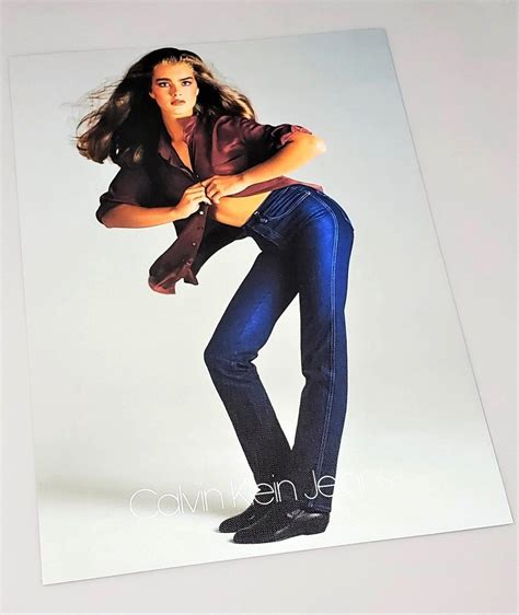 Warm Gain Pair Brooke Shields Calvin Klein Jeans Ad 1980 Across Dead In