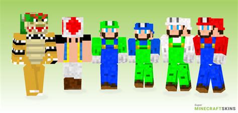 Mario Bros Minecraft Skins Download For Free At Superminecraftskins