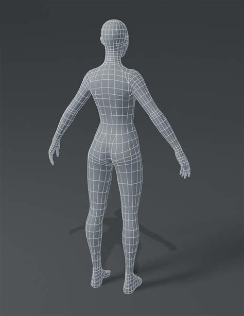 Artstation Female Body Base Mesh 3d Model Ab6