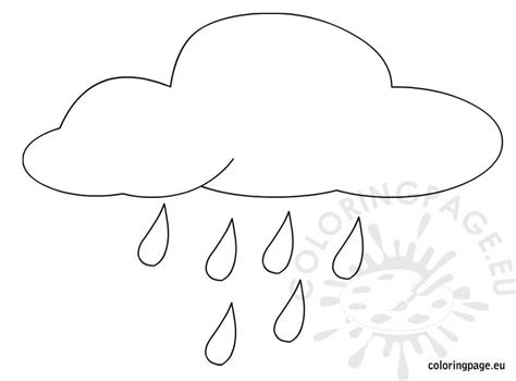 With color by number, color by shape, and color by letter pages, your child will get to work on some important kindergarten reading and math. Rain coloring page - Coloring Page