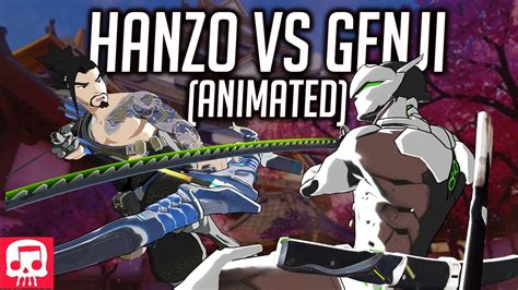 Hanzo Vs Genji Rap Battle By Jt Music Fight Animation By Dillon Goo Youtube
