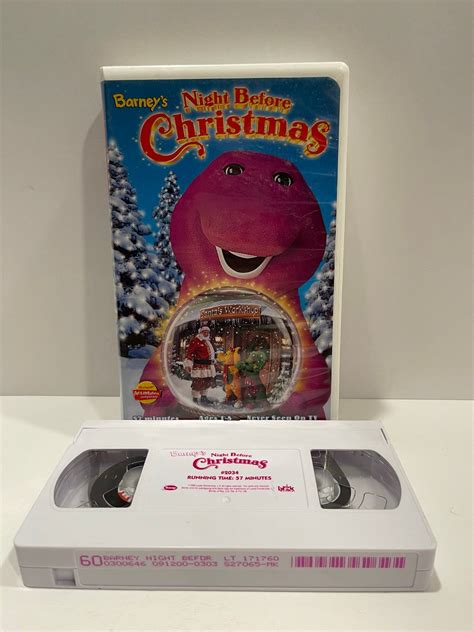 Vhs Tapes Barney S Night Before Christmas And Classic Collection My