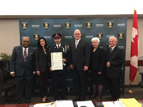 Windsor Police On Twitter Constable Shane Renaud Recognized By Wps