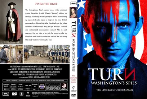 turn washington s spies season 4 2017 dvd custom cover dvd cover design custom dvd dvd