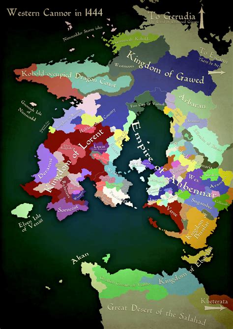Anbennar Map Of My Setting From An Eu4 Screenshot Worldbuilding