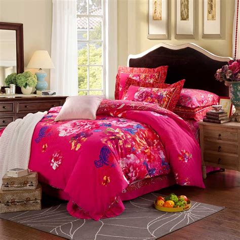 Pink Classic Floral Bedding Set Style 2 Ebeddingsets Floral