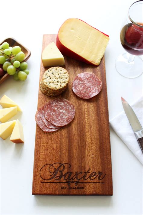 Personalized Cheese Board Charcuterie Board Engraved Etsy
