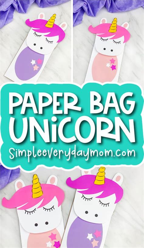 Make This Cute And Magical Unicorn Paper Bag Puppet Craft Its A
