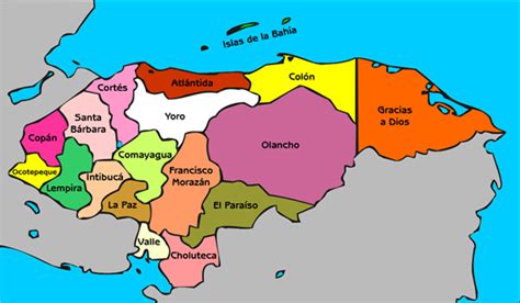 Mapa Politico De Honduras Para Imprimir Imagui