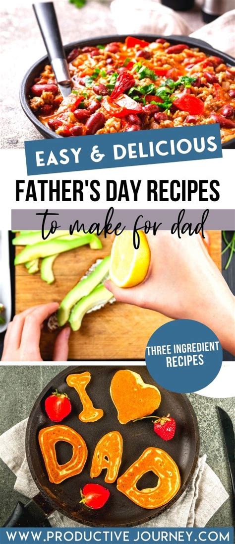 Easy And Delicious Fathers Day Recipes To Make For Dad Recipes Food