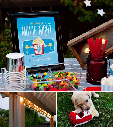 Movie night choices that will satisfy kids and adults alike. Backyard Movie Night Ideas + Free Printables! // Hostess ...