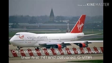 Fleet History Virgin Atlantic Boeing 747 100 1990 2000 Youtube