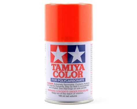Tamiya Ps 7 Orange Lexan Spray Paint 100ml Tam86007 Amain Hobbies