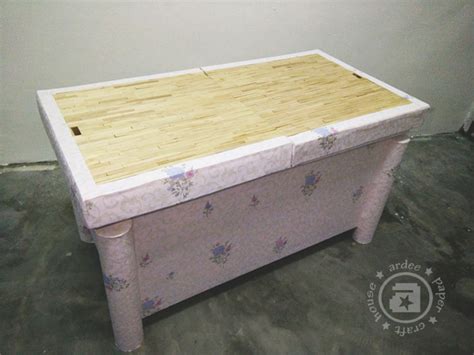 Wohomo coffee table, round coffee table and rectangular unique coffee table sets, 2 in 1 industrial coffee tables for living room with 4 leveled shelf, rustic brown. Cardboard Coffee Table | ardee's creation