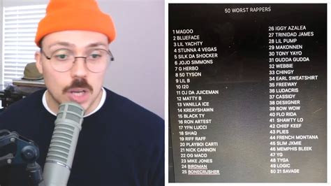 Someone Made A 50 Worst Rappers List And Put Earl Sweatshirt As 34 And