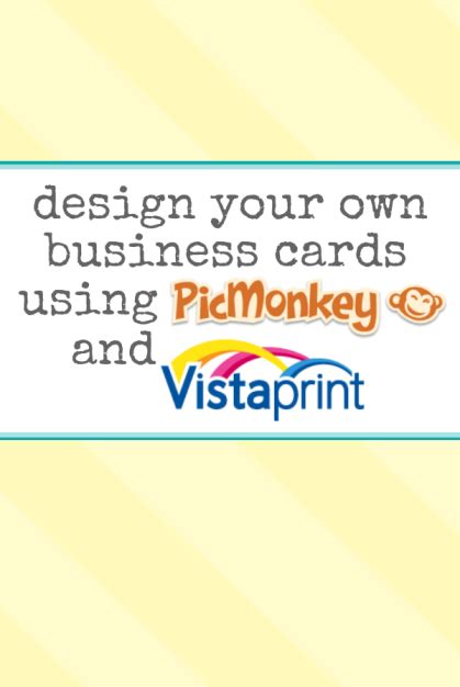 Brendas Blog Tips Make Your Own Business Cards With Picmonkey