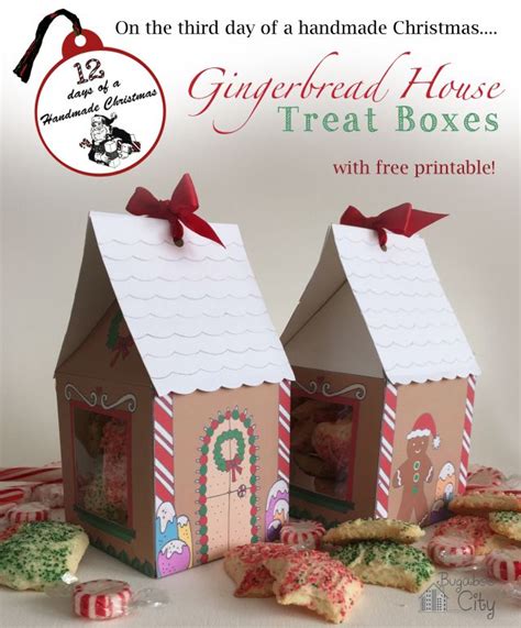 Diy Gingerbread House Treat Boxes Artofit