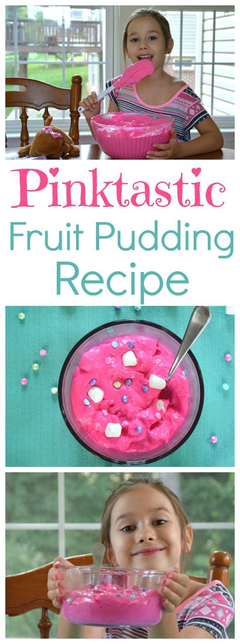 Barbie Inspired Pinktastic Fruit Pudding Recipe Yum Fruit Pudding Recipes Fruit Pudding