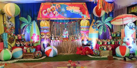 Karas Party Ideas Olafs Tropical Summer Birthday Party Karas Party Ideas