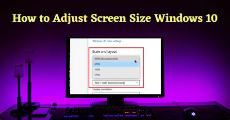 How To Adjust Screen Size Windows 10 All Tech Queries