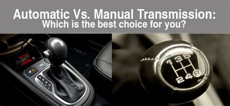 What Is Automatic Vs Manual Transmission Etransaxle
