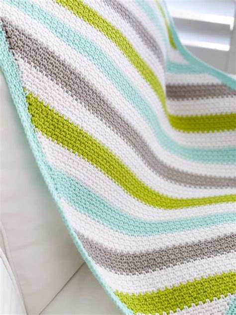 C2c Moss Stitch Crochet Blanket With Video Daisy Cottage Designs