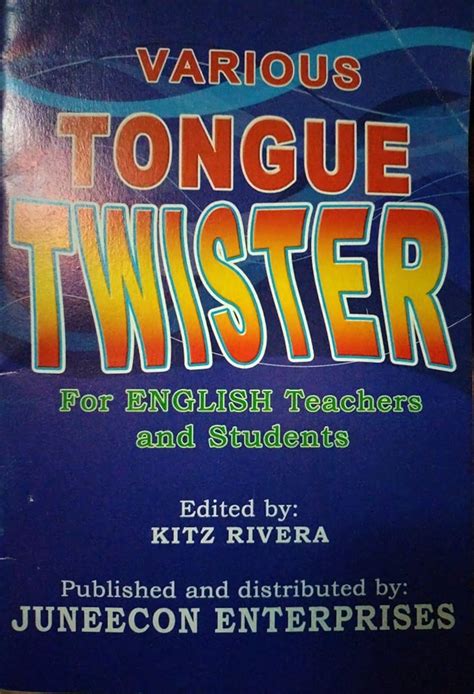 Small Book Tongue Twister Lazada Ph