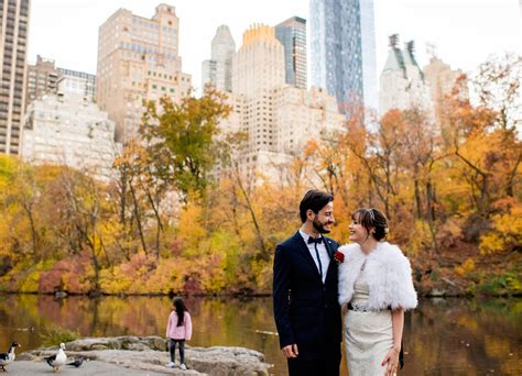 Fall Wedding Photos In Central Park Christina And Dan Sneak Peek