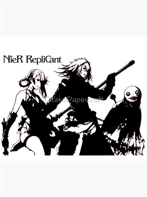Nier Replicant Party Poster By Otakupapercraft Redbubble