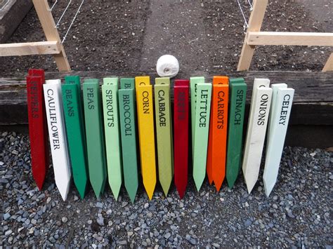 Vegetable Garden Stakes Markers Plant Labels Etsy