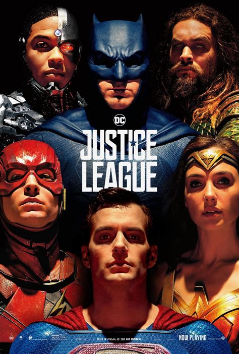 Justice League Superman Posters Reveal The Full Team Collider