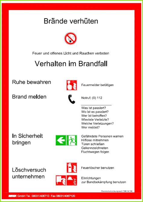 Die folgende brandschutzordnung gibt wichtige hinweise über das verhalten zur gewährleistung eines sicheren betriebes, zur vermeidung der gefährdung von gesundheit und eigentum und verminderung. 7 Brandschutzordnung Teil A Vorlage - MelTemplates ...