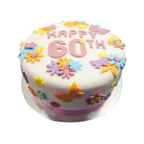 You will find cakes for women and men with pictures. 60th Birthday Cake - Buy Online, Free UK Delivery - New Cakes