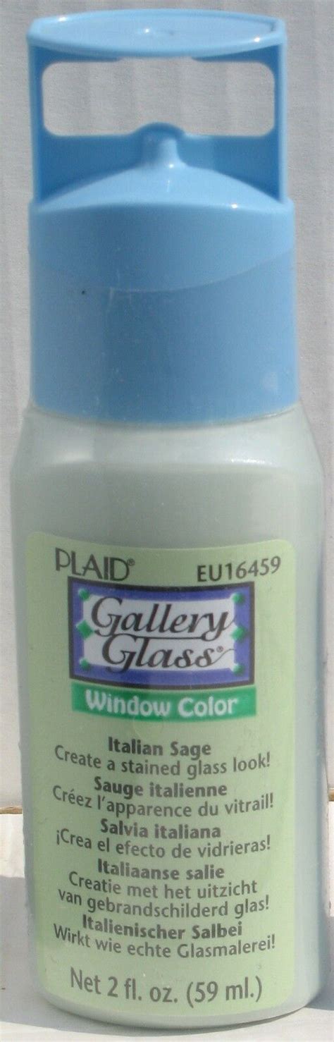 Plaid Gallery Glass Window Color 59ml 2oz Bottle Ebay